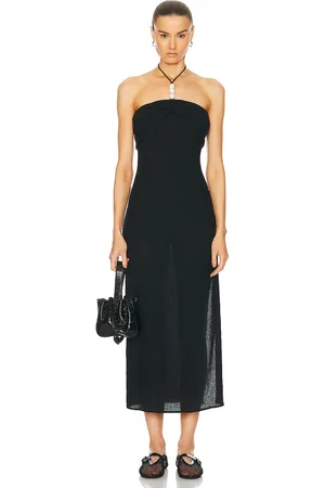 MAGDA BUTRYM Bead Neck Midi Dress in - . Size 38 (also in ).