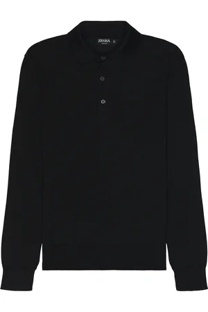 Ermenegildo Zegna Casheta Long Sleeve Polo in - . Size 46 (also in 48, 50, 52).