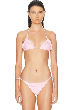 Shani Beth Bikini Top in - Pink. Size L (also in ).