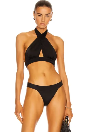 Norma Kamali Cross Halter Bikini Top in - . Size XS (also in ).
