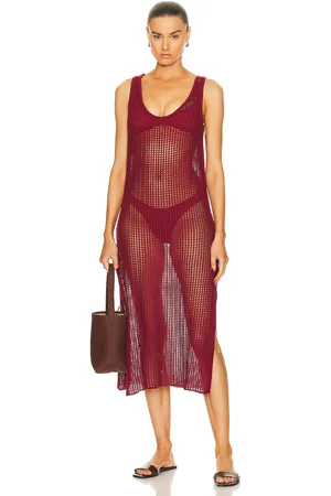 Haight Knit Beth Dress in - Red. Size L (also in ).