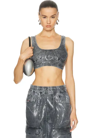 Diesel Toppy Bra Top in - Grey. Size XS (also in ).
