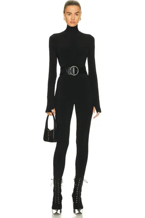 Norma Kamali Long Sleeve Turtleneck Catsuit with Footie in - . Size L (also in M, S, XL, XS).