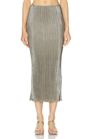 Cult Gaia Kylii Skirt in - Taupe. Size S (also in XS).