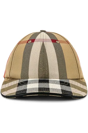 Burberry Check Cap in - Beige. Size L (also in M, S).