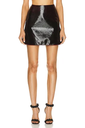 Alaïa Mini Skirt in - Burgundy. Size 40 (also in ).