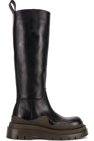 Bottega Veneta Tire High Top Boots in - Black. Size 38 (also in 38.5, 39, 40, 41).
