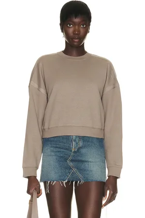 Saint Laurent Round Neck Sweatshirt in - Grey. Size L (also in M, S, XL, XS).