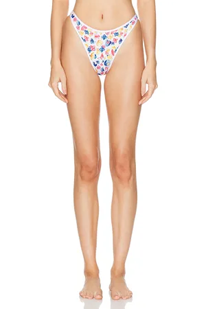 Heavy Manners Full Bikini Bottom in - White. Size XL (also in XS).