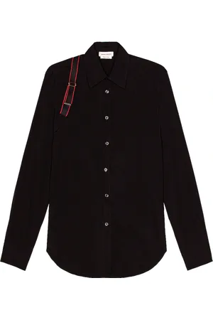 Alexander McQueen Logo Tape Harness Shirt in - . Size 15 (also in 15.5, 16.5, 17, 17.5).