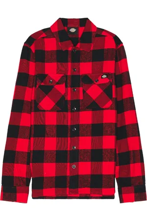 Dickies Sacramento Long Sleeve Shirt in - Red. Size M (also in ).