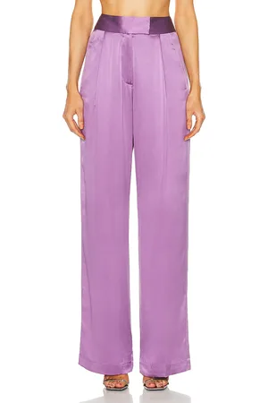 The Sei Wide Leg Trouser in - Purple. Size 0 (also in 4).