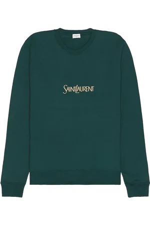 Saint Laurent Classique Old School Sweater in - Green. Size XL (also in ).