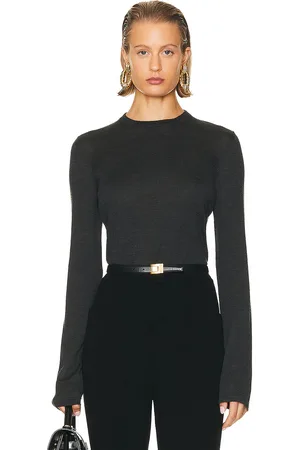 Saint Laurent Crewneck Sweater in - Grey. Size L (also in S, XL, XS).