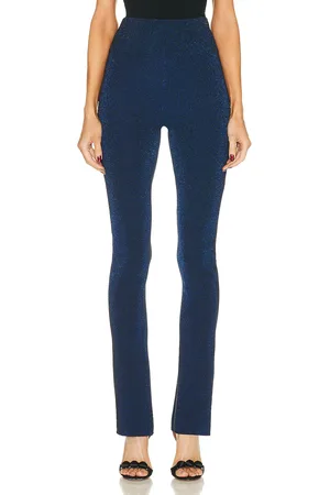 Alaïa Df Legging in - Blue. Size 38 (also in 40, 42).