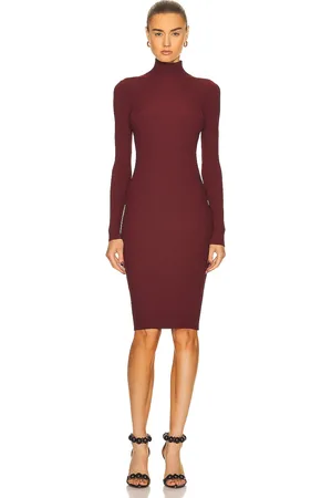 Alaïa Rib Dress in - Red. Size 44 (also in ).