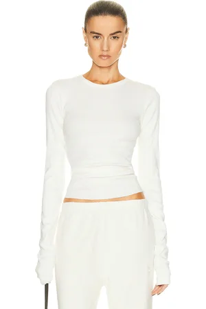 ÉTERNE Long Sleeve Fitted Top in - . Size L (also in XL, XS).