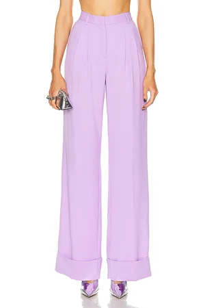 The Andamane Nathalie Cuffed Hem Maxi Pant in - Lavender. Size 42 (also in ).