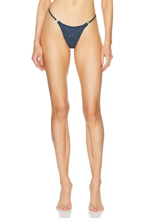 Heavy Manners Ring Bikini Bottom in - Navy. Size L (also in ).