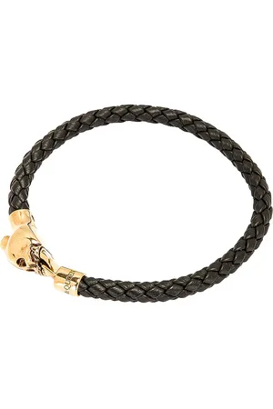 Alexander McQueen Skull Chain Leather Bracelet in - . Size S (also in ).
