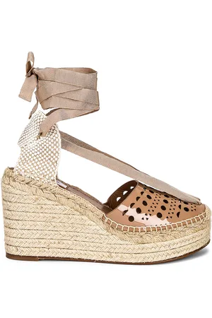 Alaïa Vienne Espadrille Wedges in - Nude. Size 36 (also in 40, 41).