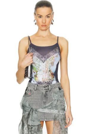 Y / PROJECT Lace Print Tank Top in - . Size XS (also in ).