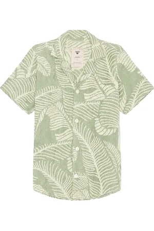 Oas Banana Leaf Cuba Terry Shirt in - . Size XS (also in ).