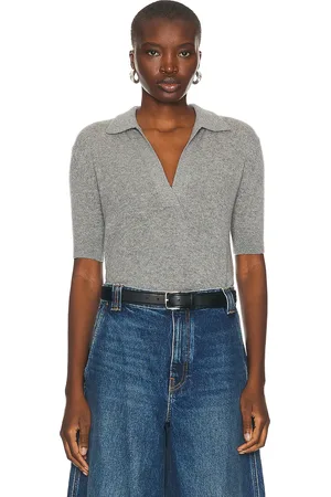 Khaite Shrunken Jo Sweater in - Grey. Size M (also in XS).