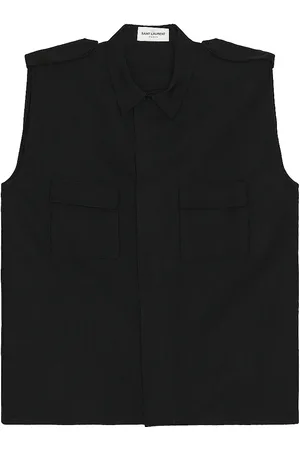 Saint Laurent Chemise Saharienne in - Black. Size 38 (also in 39, 40).