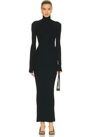 ÉTERNE Long Sleeve Turtleneck Maxi Dress in - . Size L (also in S, XS).