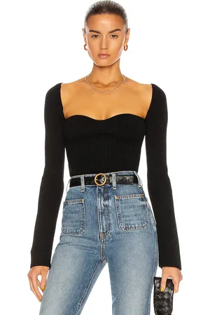 Khaite Maddy Long Bustier Top in - . Size L (also in ).