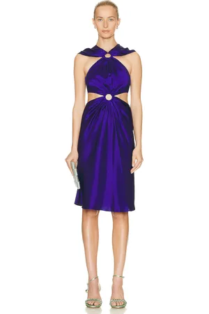 Stella McCartney Sleeveless Midi Dress in - Royal. Size 34 (also in ).