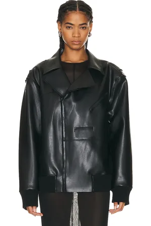 Norma Kamali Oversized Moto Jacket in - . Size L (also in M, S, XL, XS).