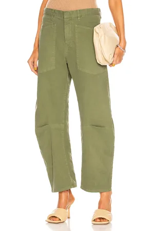 NILI LOTAN Shon Pant in - Green. Size 0 (also in 10, 12, 2, 4, 6, 8).