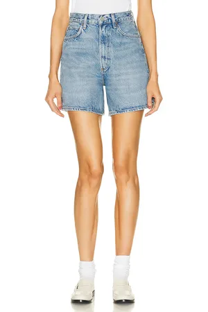 AGOLDE Stella Short in - Denim-Medium. Size 23 (also in 32).