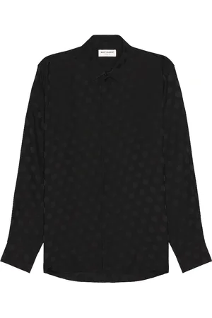 Saint Laurent Chemise Col Yves in - Black. Size 38 (also in 39, 40, 41).