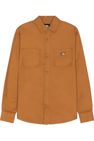 Dickies Duck Canvas Long Sleeve Shirt in - Brown. Size S (also in ).