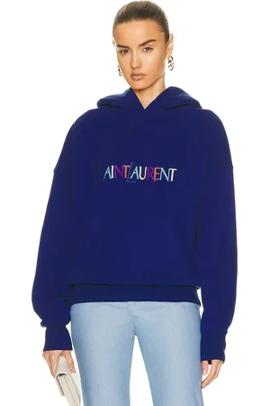 Saint Laurent Oversized Hoodie in - Blue. Size L (also in ).