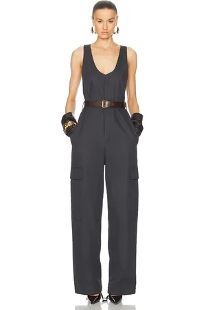Saint Laurent Sleeveless Jumpsuit in - Grey. Size 40 (also in 42).