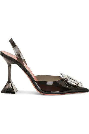 Amina Muaddi Begum Glass Sling Heel in - . Size 37 (also in 38, 38.5, 39, 40, 41).