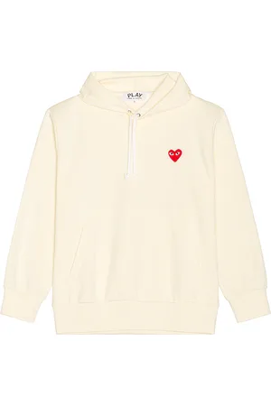 Comme des Garçons Pullover Hoodie with Red Emblem in - . Size L (also in M, S, XL).