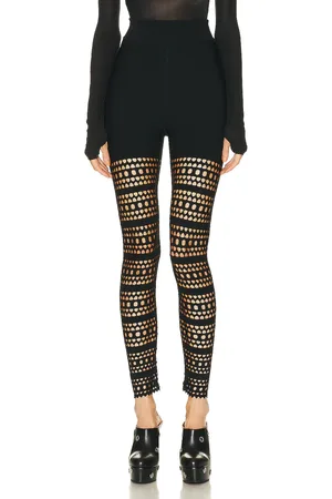Alaïa Vienne Legging in Noir - Black. Size 42 (also in ).