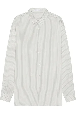 The Row Albie Shirt in - White. Size L (also in ).