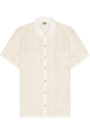 Agua Bendita Jared Shirt in - Cream. Size S (also in ).