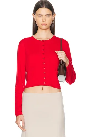 Leset James Cardigan Sweater in - Red. Size L (also in ).