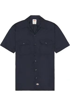 Dickies Original Twill Short Sleeve Work Shirt in - Blue. Size S (also in ).