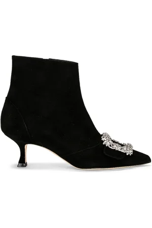 Manolo Blahnik Suede Baylow Jewel 50 Boot in - . Size 41 (also in ).