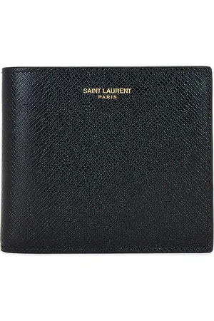 Saint Laurent YSL Wallet in - Black. Size all.
