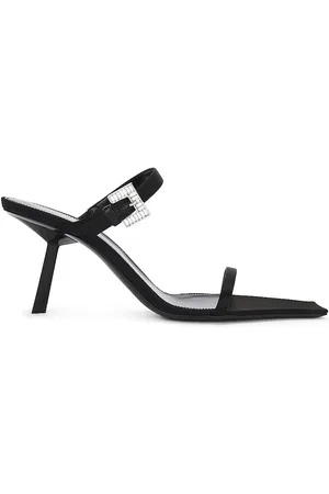 Saint Laurent Hope Mule Sandal in - Black. Size 36 (also in 36.5, 37, 37.5, 38, 38.5, 39, 39.5, 40, 41).