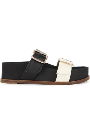 GABRIELA HEARST Wren Sandal in - Black,White. Size 38 (also in 40).